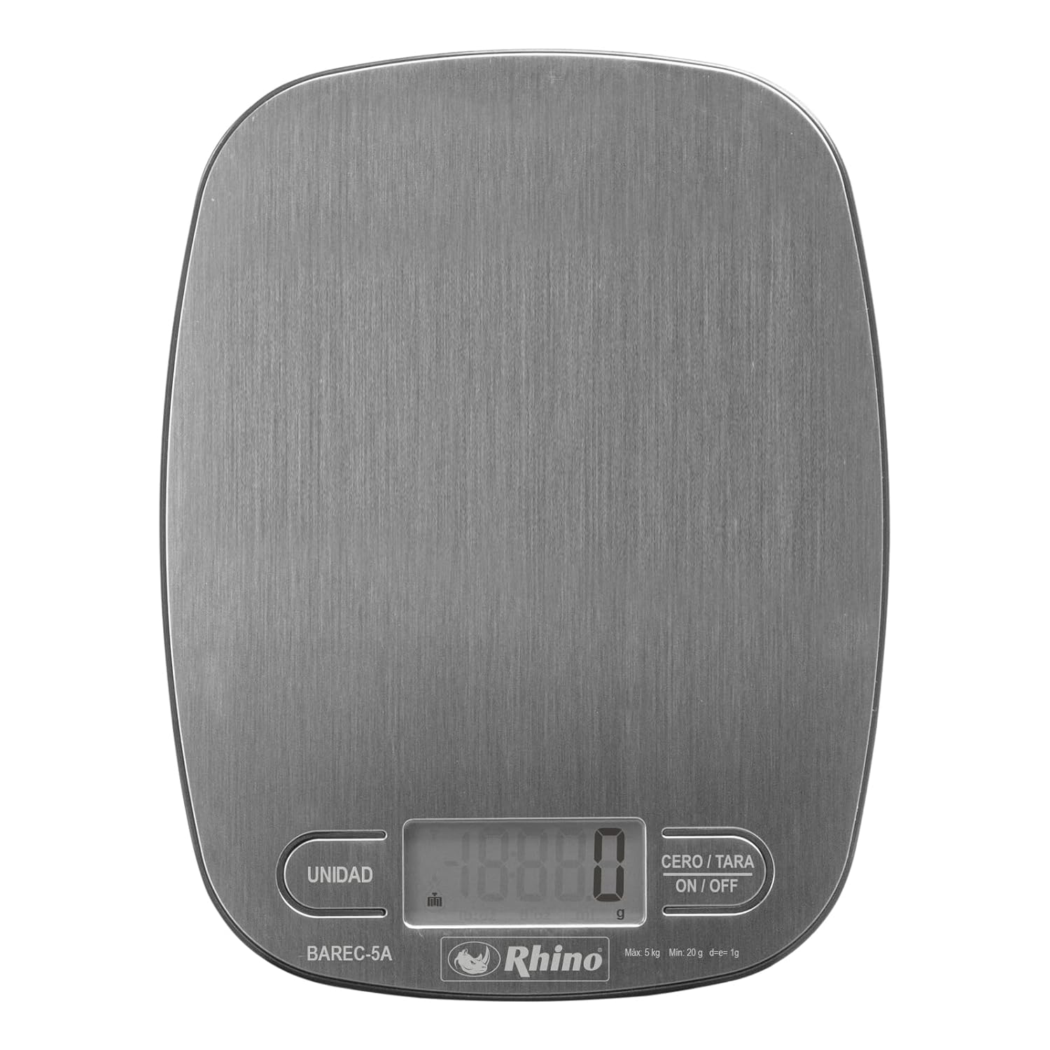 Báscula de cocina Rhino, 5 kg, BAREC-5A – Equipa tu negocio